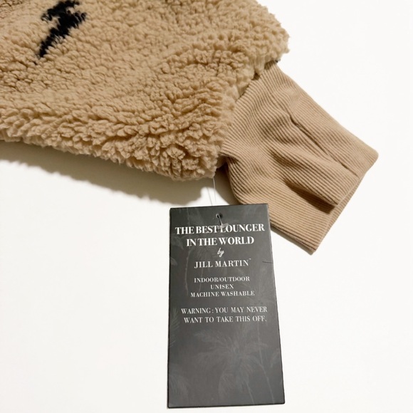 NEW Jill Martin Lightning Bolt Classic Sherpa Lounger Teddy Jacket - Picture 11 of 16